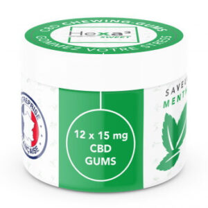 Hexa3 : Chewing-gums CBD à la menthe - greenowl